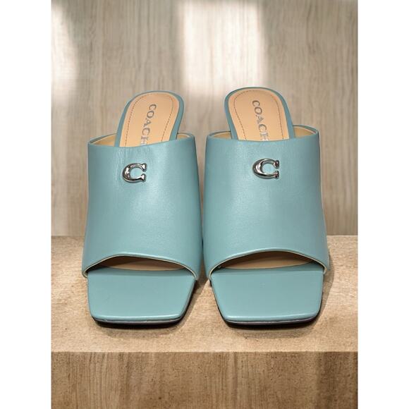 NWOT Coach CS085 Celeste Wedge Sandal Size 8B - Picture 4 of 9